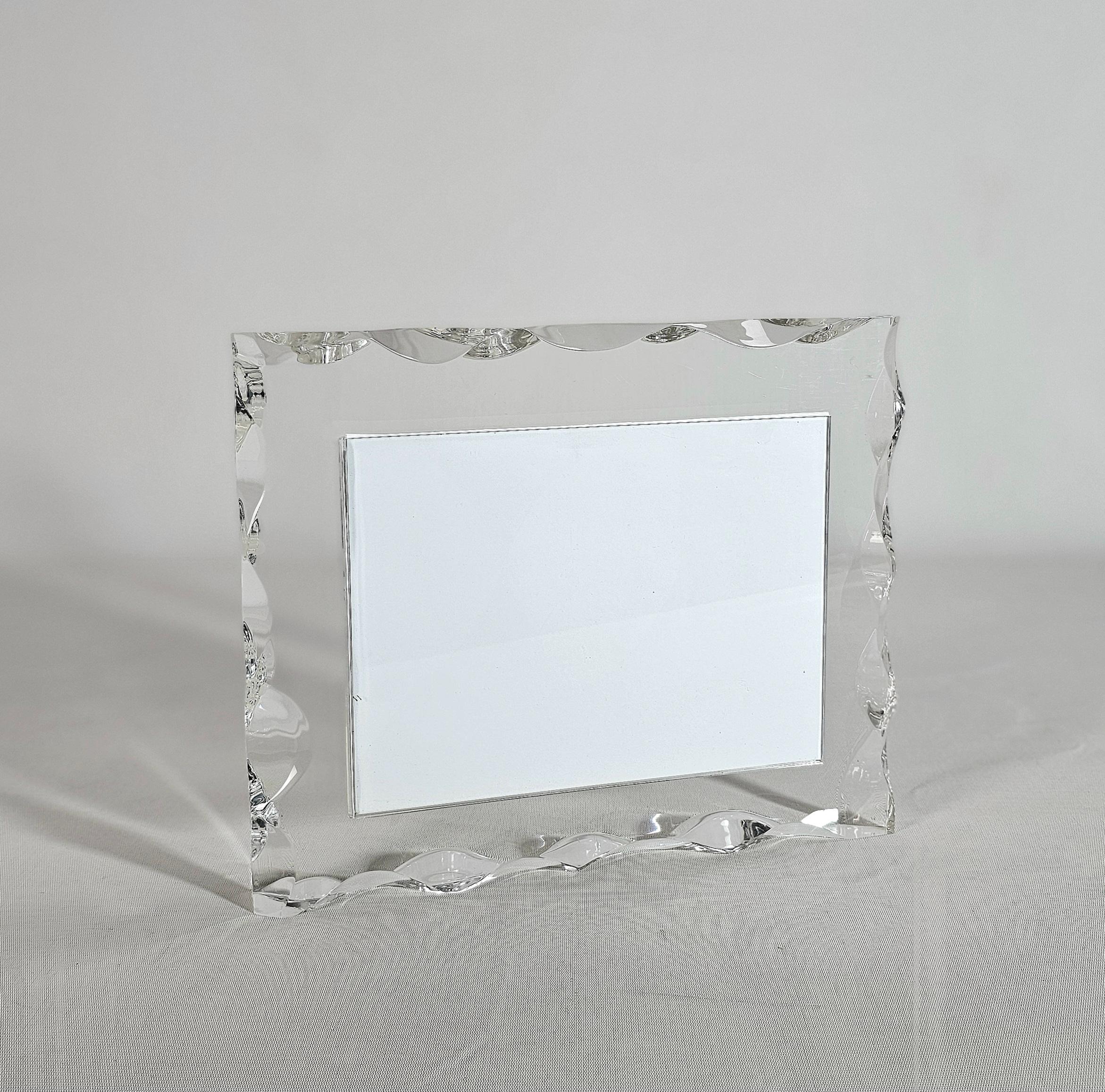 Decorative Object Picture Frame Plexglass Midcentury Italian Design 1980s For Sale 10