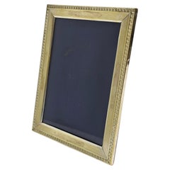 Decorative Object Picture Frame Silver Leaf Wood Postmodern Italian Design 1960s