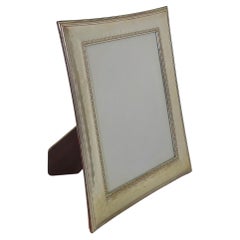 Used Decorative Object Picture Frame Silver Leaf Wood Postmodern Italian Design 1990s