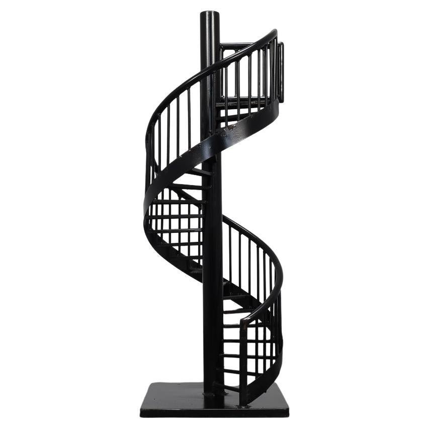 Decorative Object Spiral Staircase Scale 1:2.5 For Sale