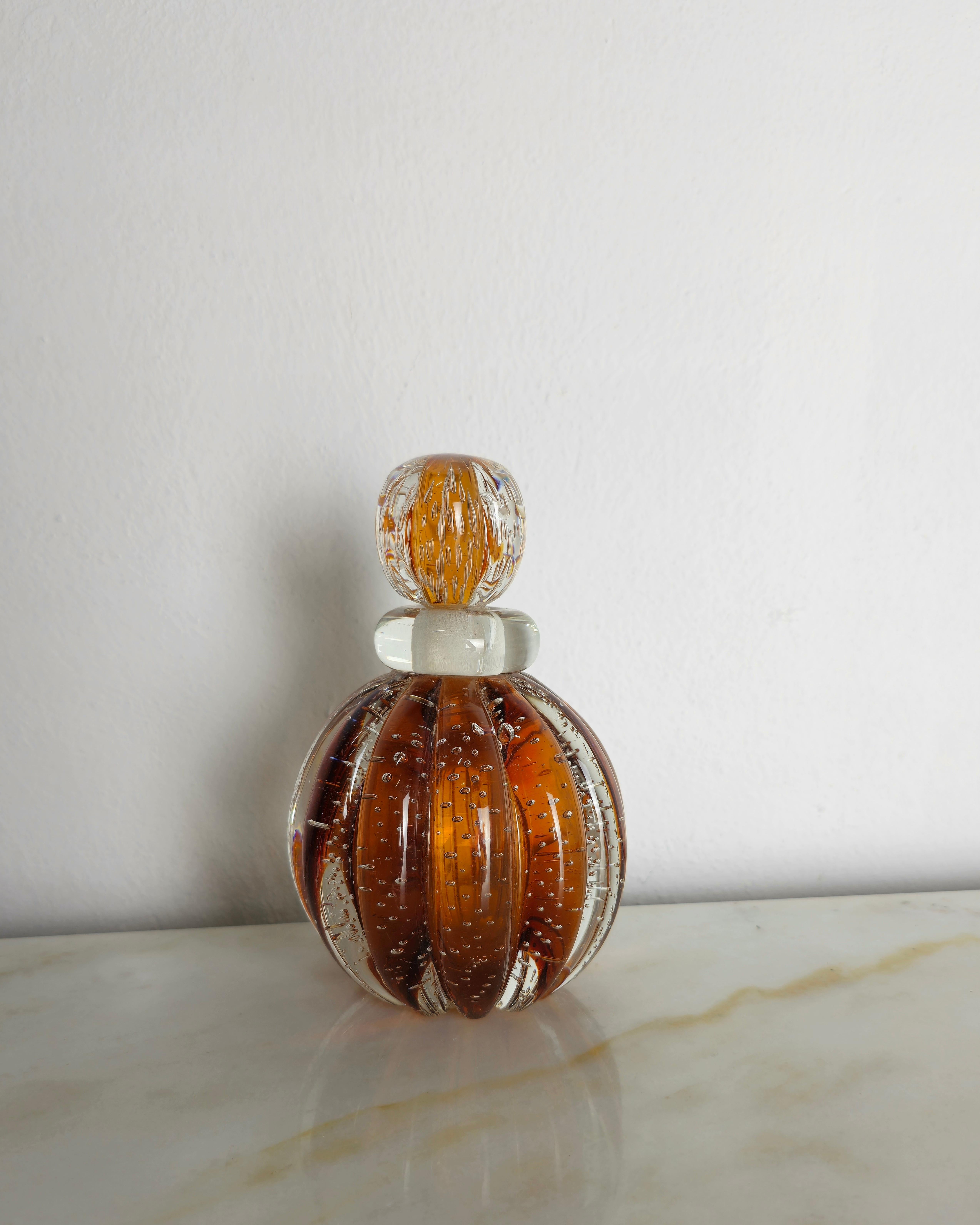 20th Century Decorative Object Toiletry Set Murano Glass Seguso Midcentury Italy 1950s For Sale