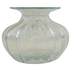 Vase décoratif Barovier&Toso Murano Glass Design italien du milieu du siècle 1940