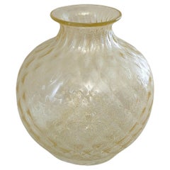 Decorative Object Vase Venini Murano Glass Midcentury Modern Italian Design 1970