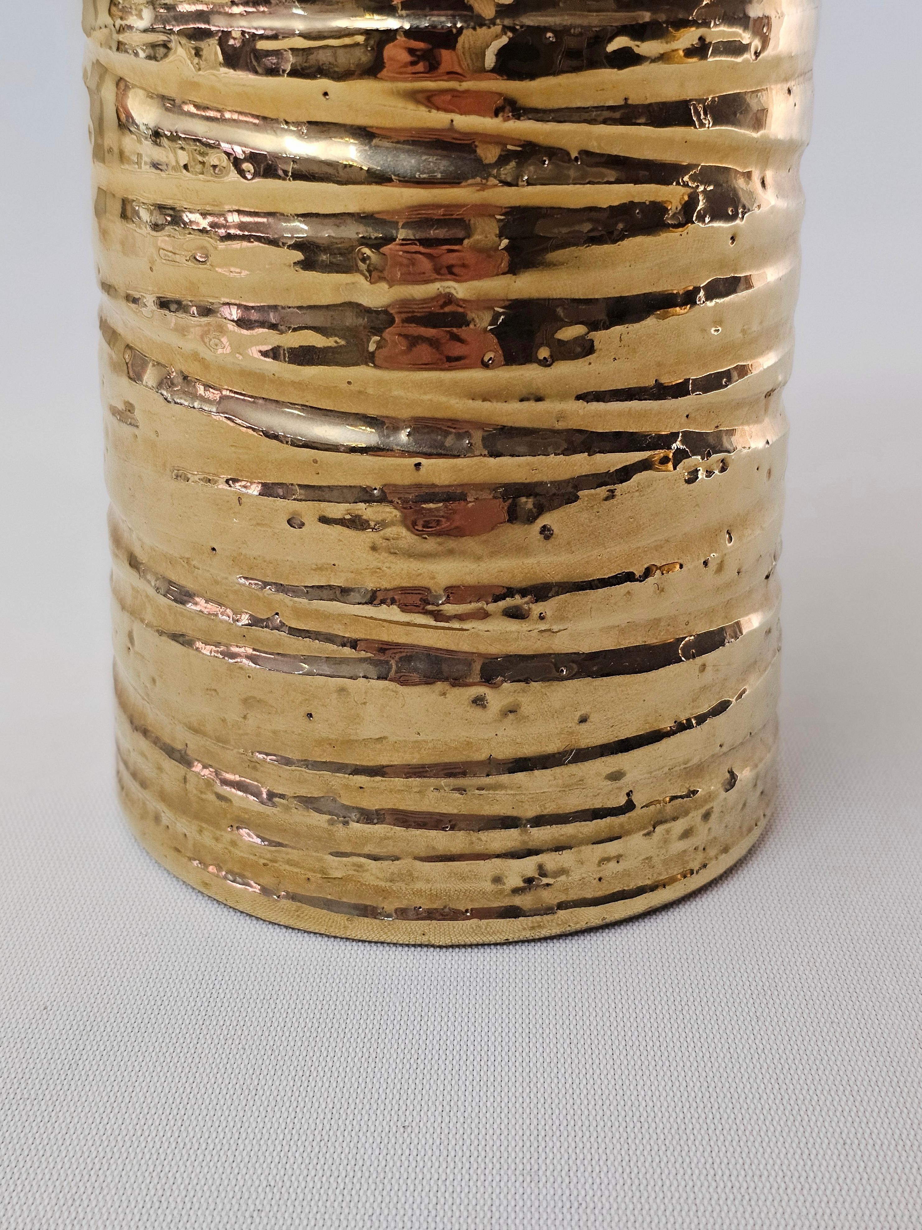 Decorative Object Vase Vide-Poche Ceramic Style of Barbi G. Crespi 60s Set Of 2 For Sale 4