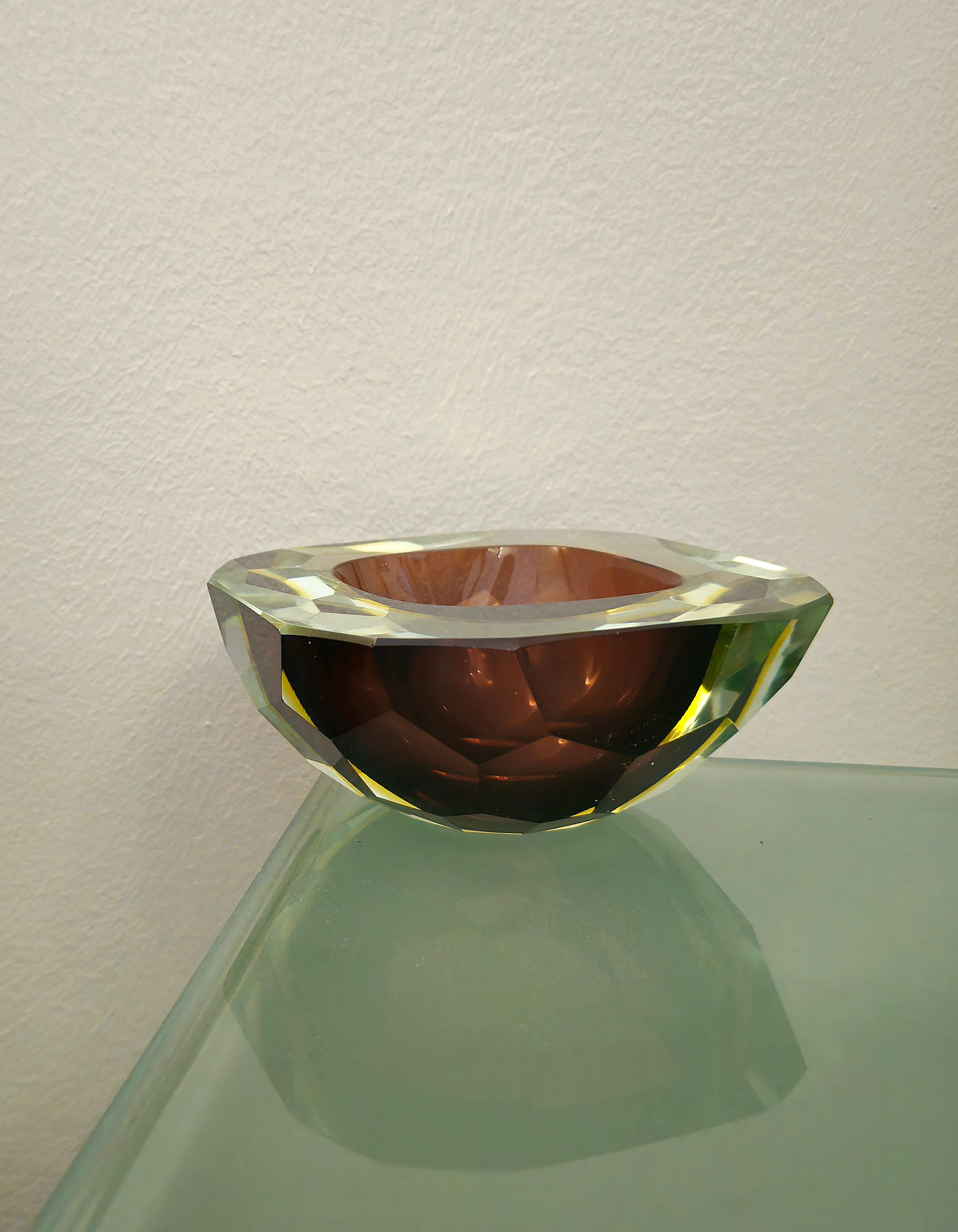 Decorative Object Vide-Poche Bowl Flavio Poli Murano Glass Midcentury Italy 1960 For Sale 3