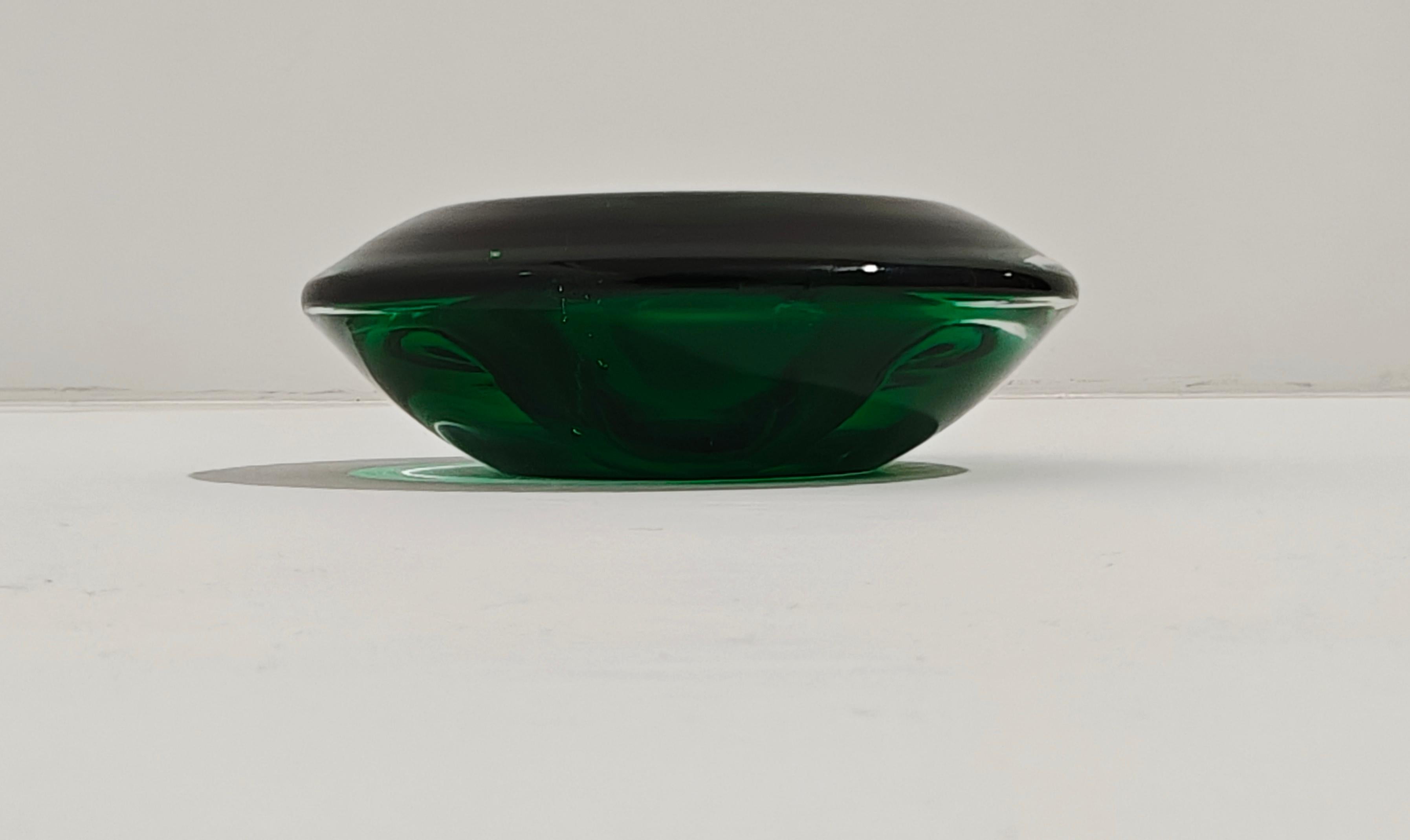 Dekoratives Objekt Vide-Poche Schale Murano Glas De Majo Postmodernes Italien 1993er Jahre im Angebot 3