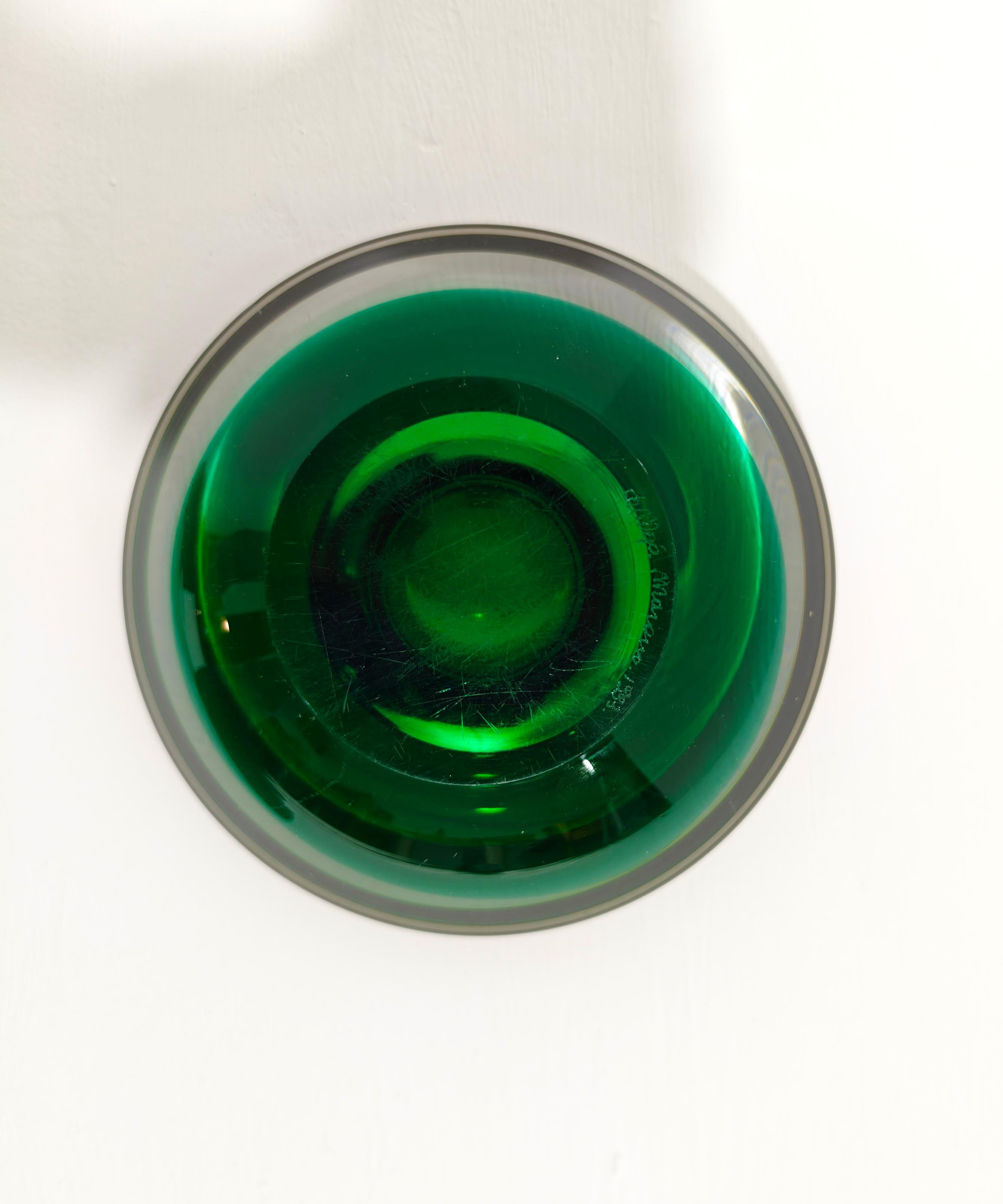 Dekoratives Objekt Vide-Poche Schale Murano Glas De Majo Postmodernes Italien 1993er Jahre im Angebot 5