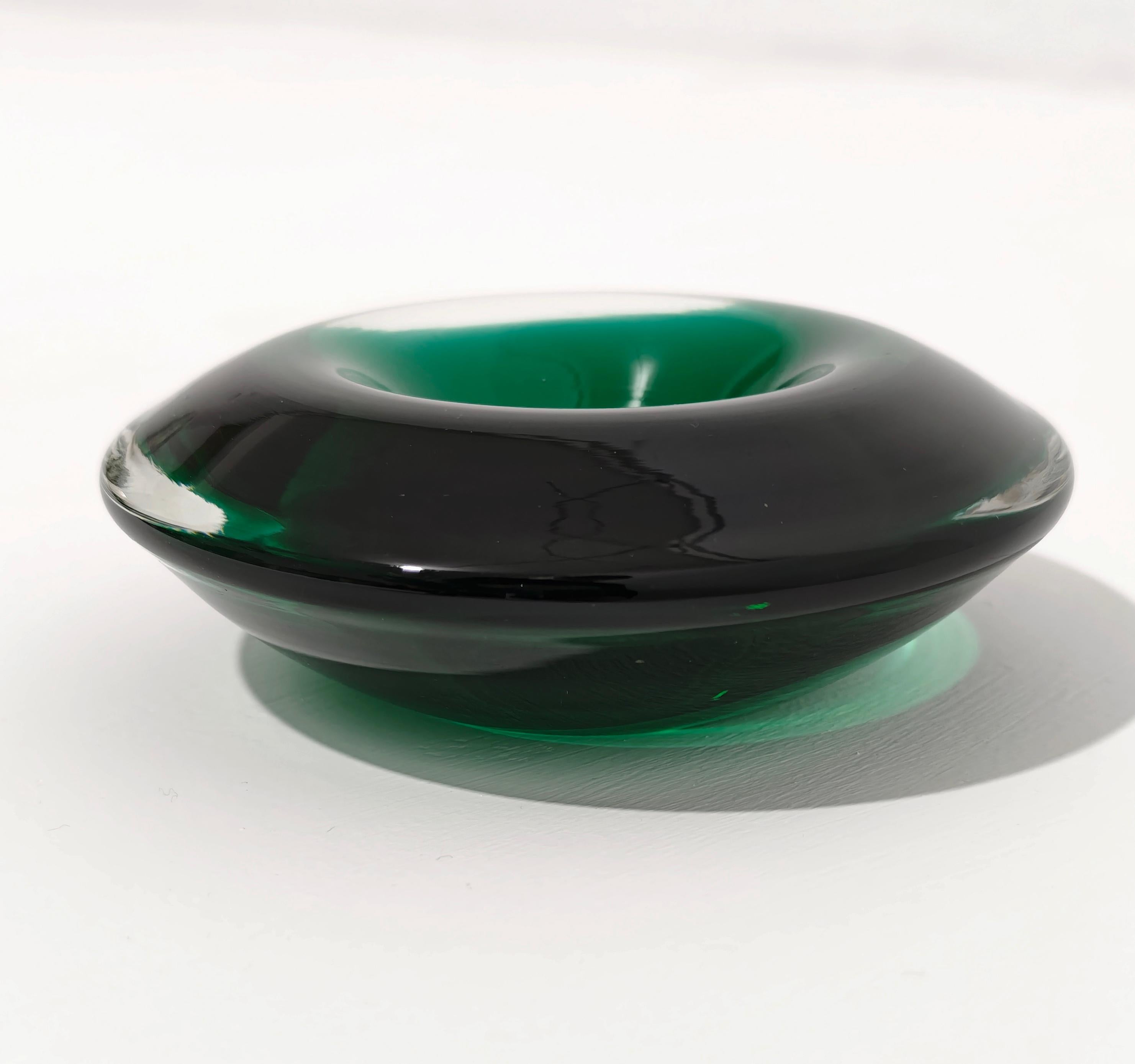 Dekoratives Objekt Vide-Poche Schale Murano Glas De Majo Postmodernes Italien 1993er Jahre im Zustand „Gut“ im Angebot in Palermo, IT