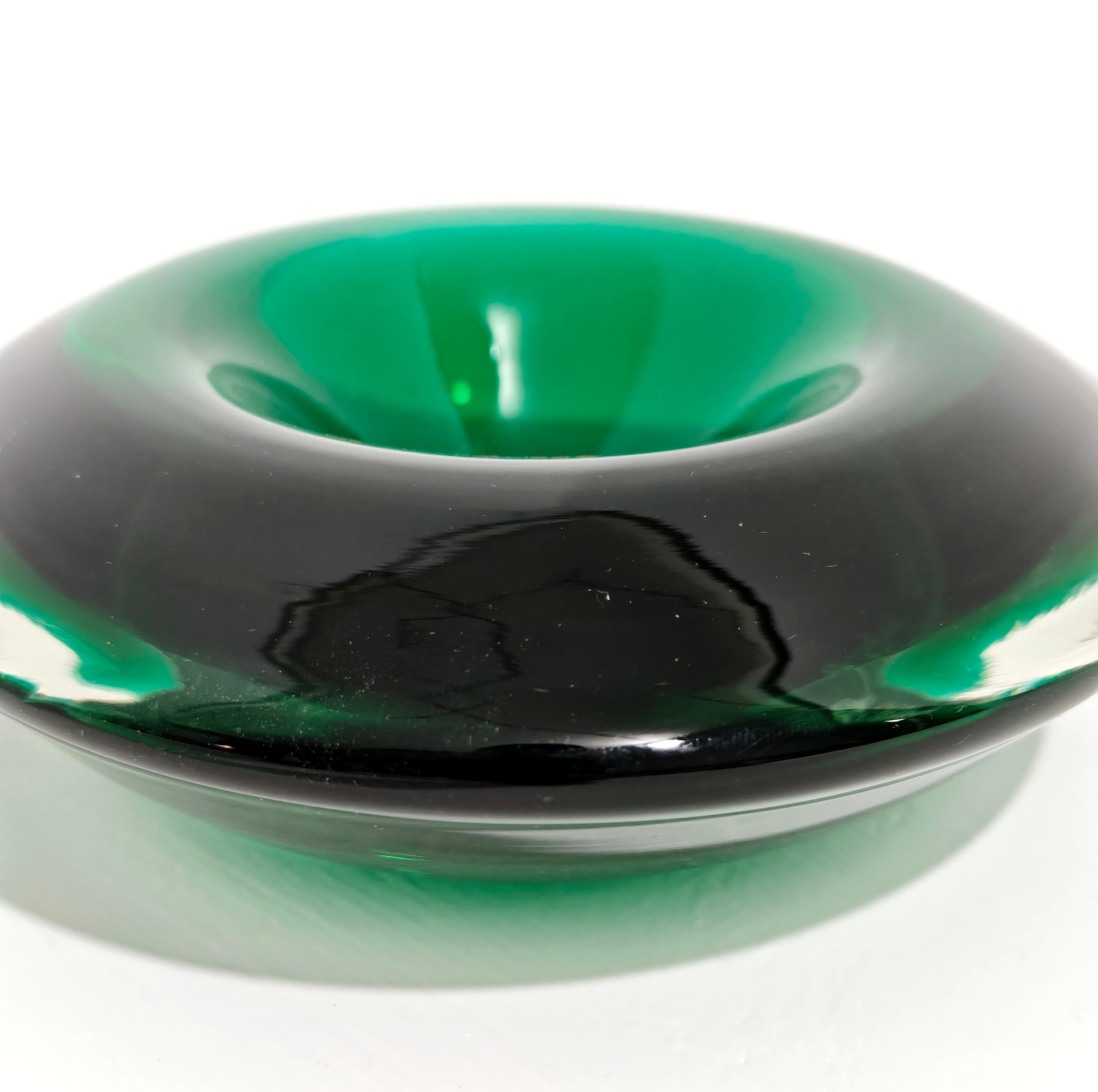 Dekoratives Objekt Vide-Poche Schale Murano Glas De Majo Postmodernes Italien 1993er Jahre (20. Jahrhundert) im Angebot