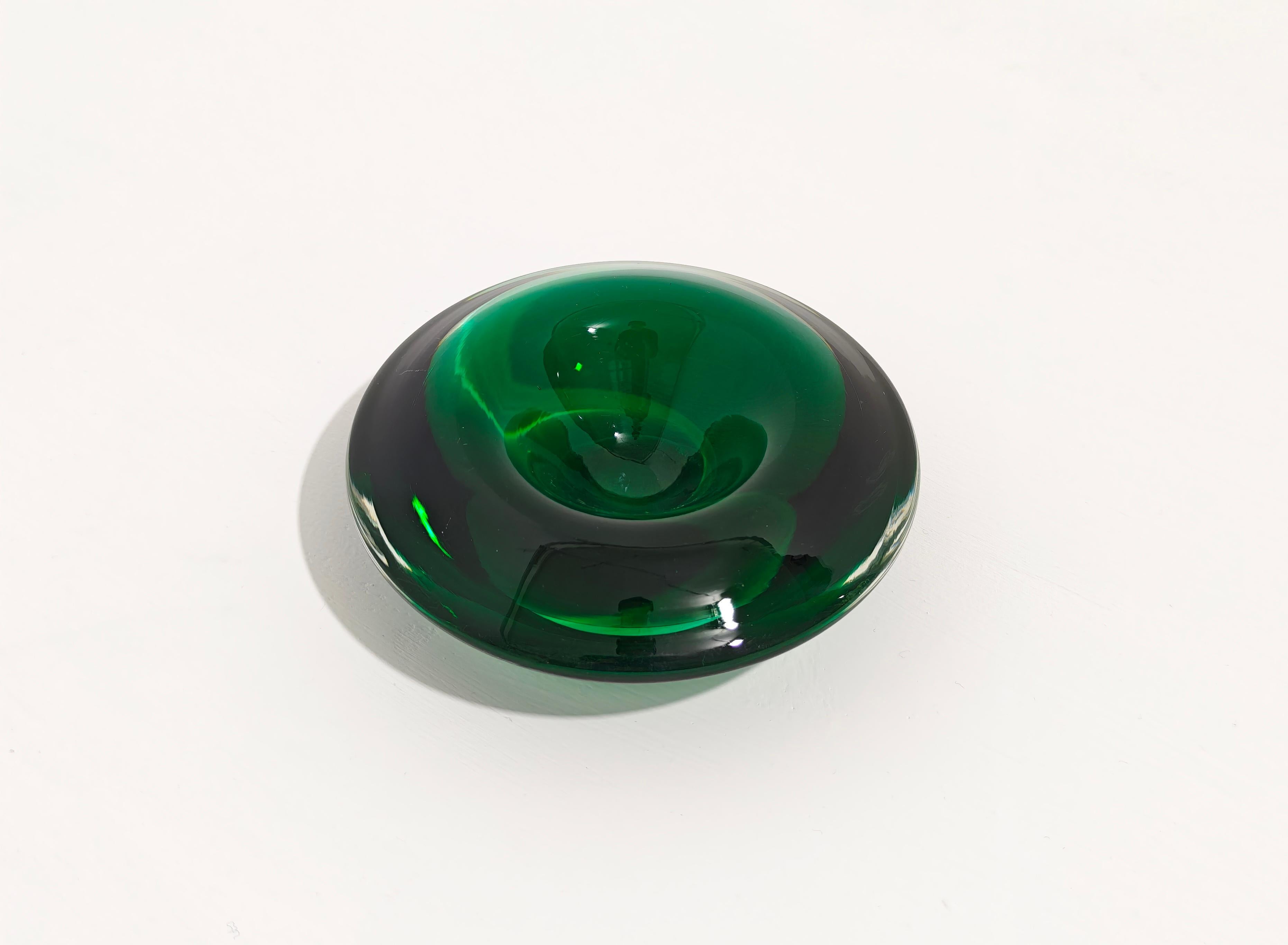 Dekoratives Objekt Vide-Poche Schale Murano Glas De Majo Postmodernes Italien 1993er Jahre im Angebot 1
