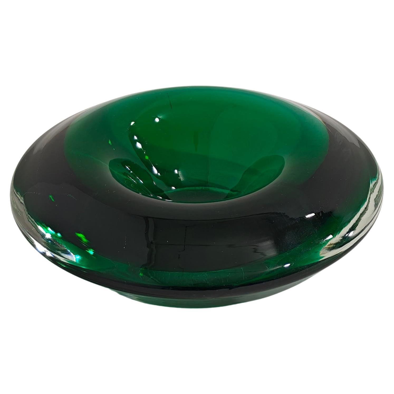Dekoratives Objekt Vide-Poche Schale Murano Glas De Majo Postmodernes Italien 1993er Jahre im Angebot