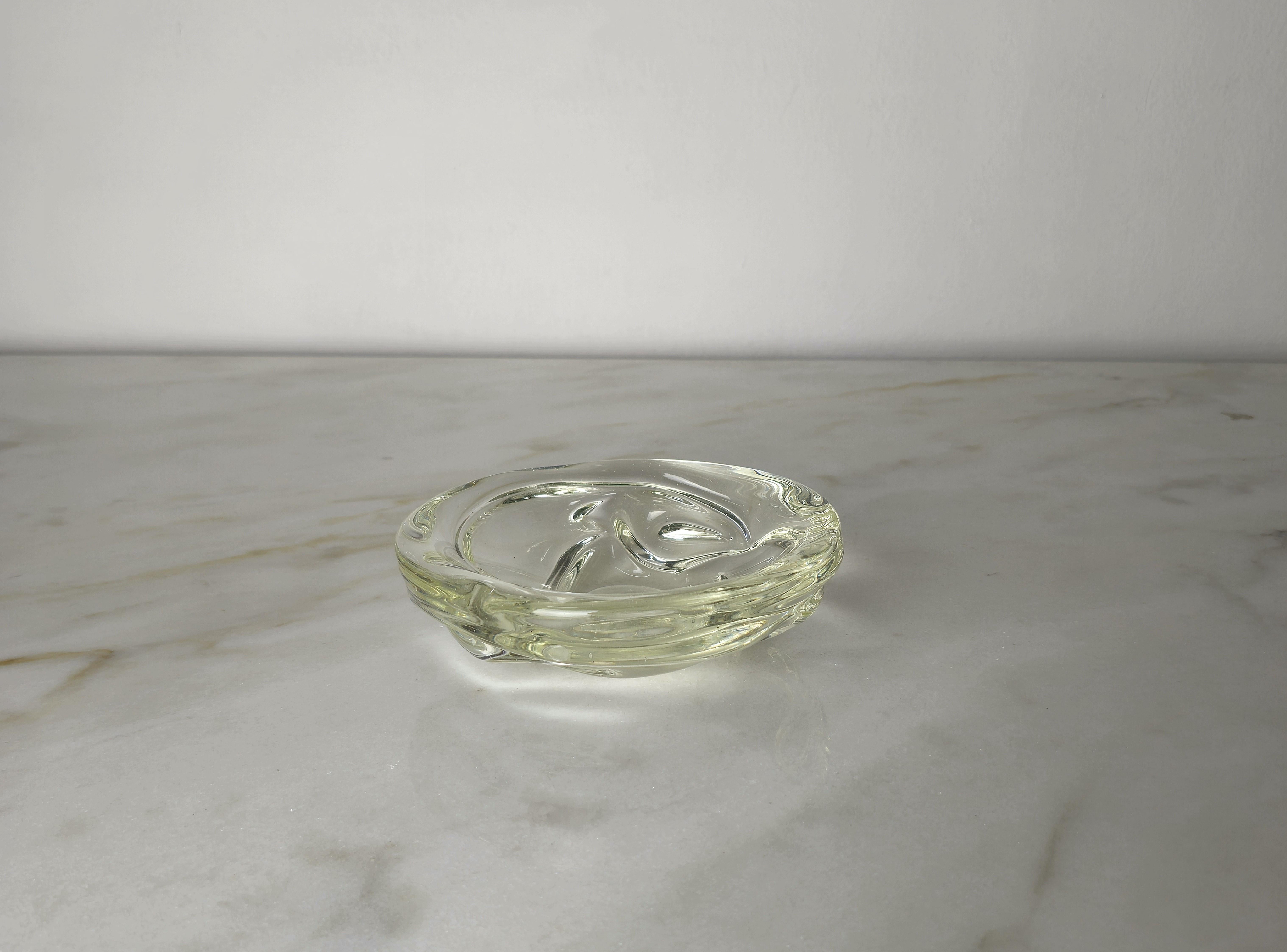 Mid-Century Modern Decorative Object Vide-Poche Seguso Murano Glass Midcentury Modern Italy 1950s For Sale