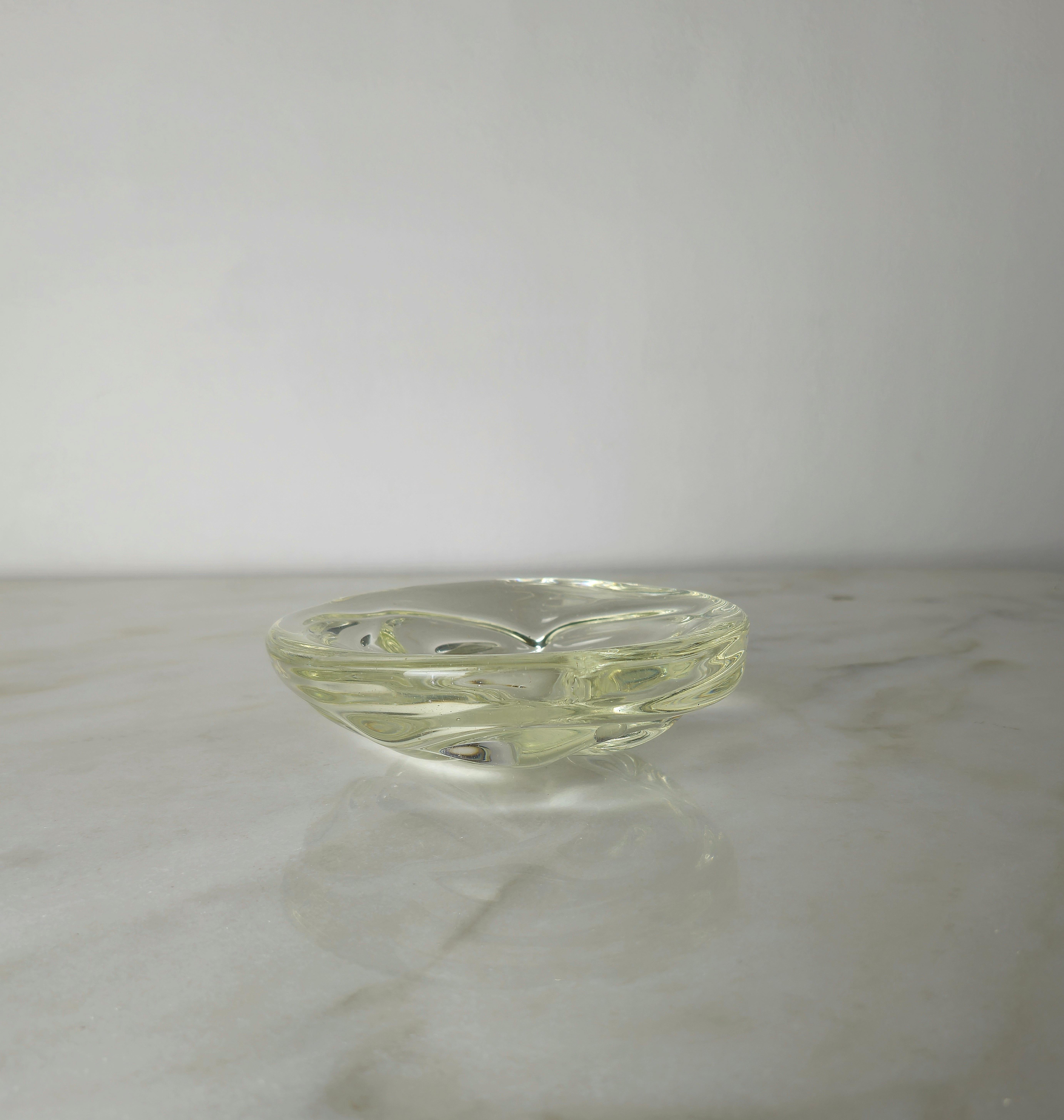 Italian Decorative Object Vide-Poche Seguso Murano Glass Midcentury Modern Italy 1950s For Sale