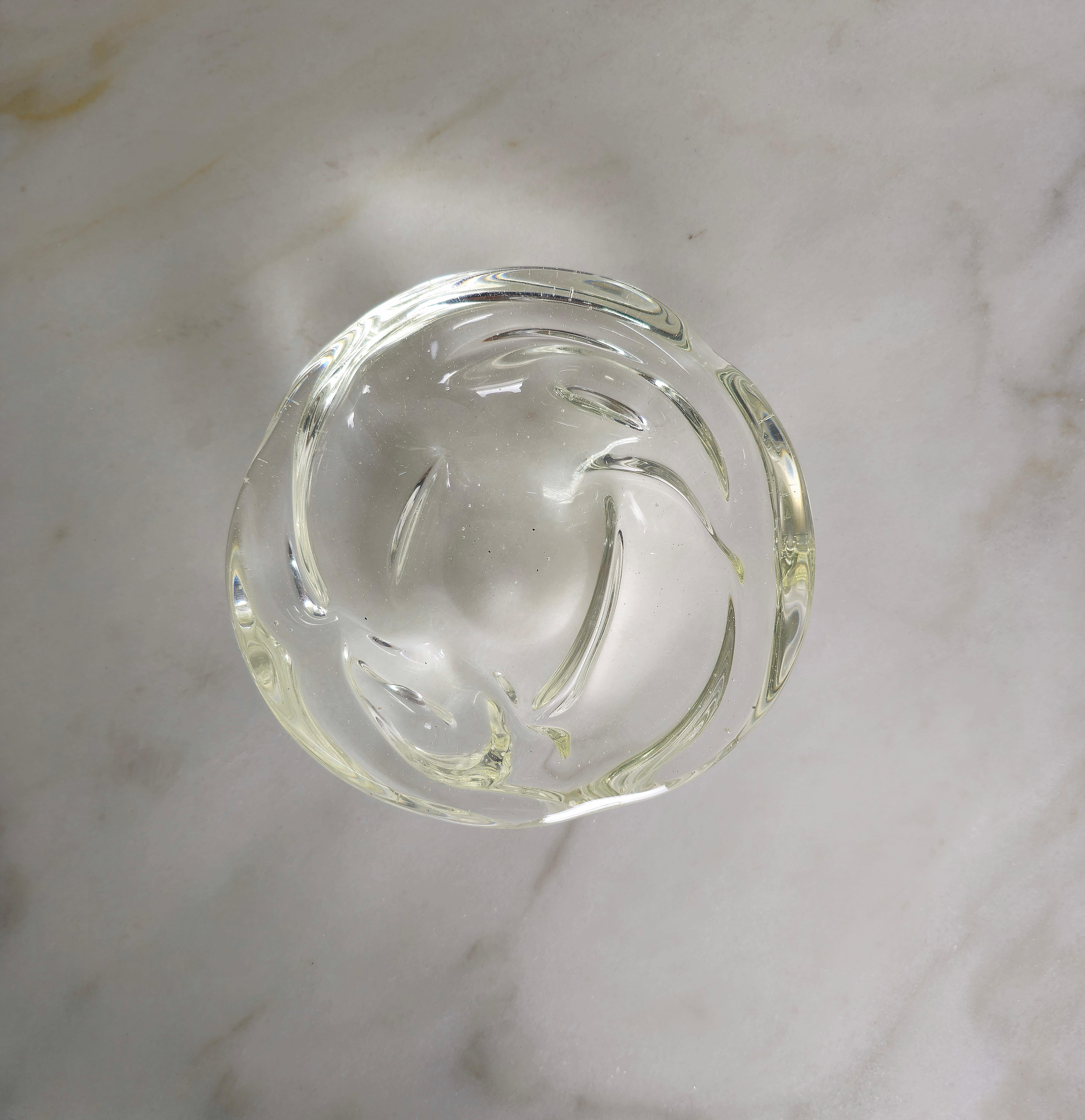 Decorative Object Vide-Poche Seguso Murano Glass Midcentury Modern Italy 1950s For Sale 3