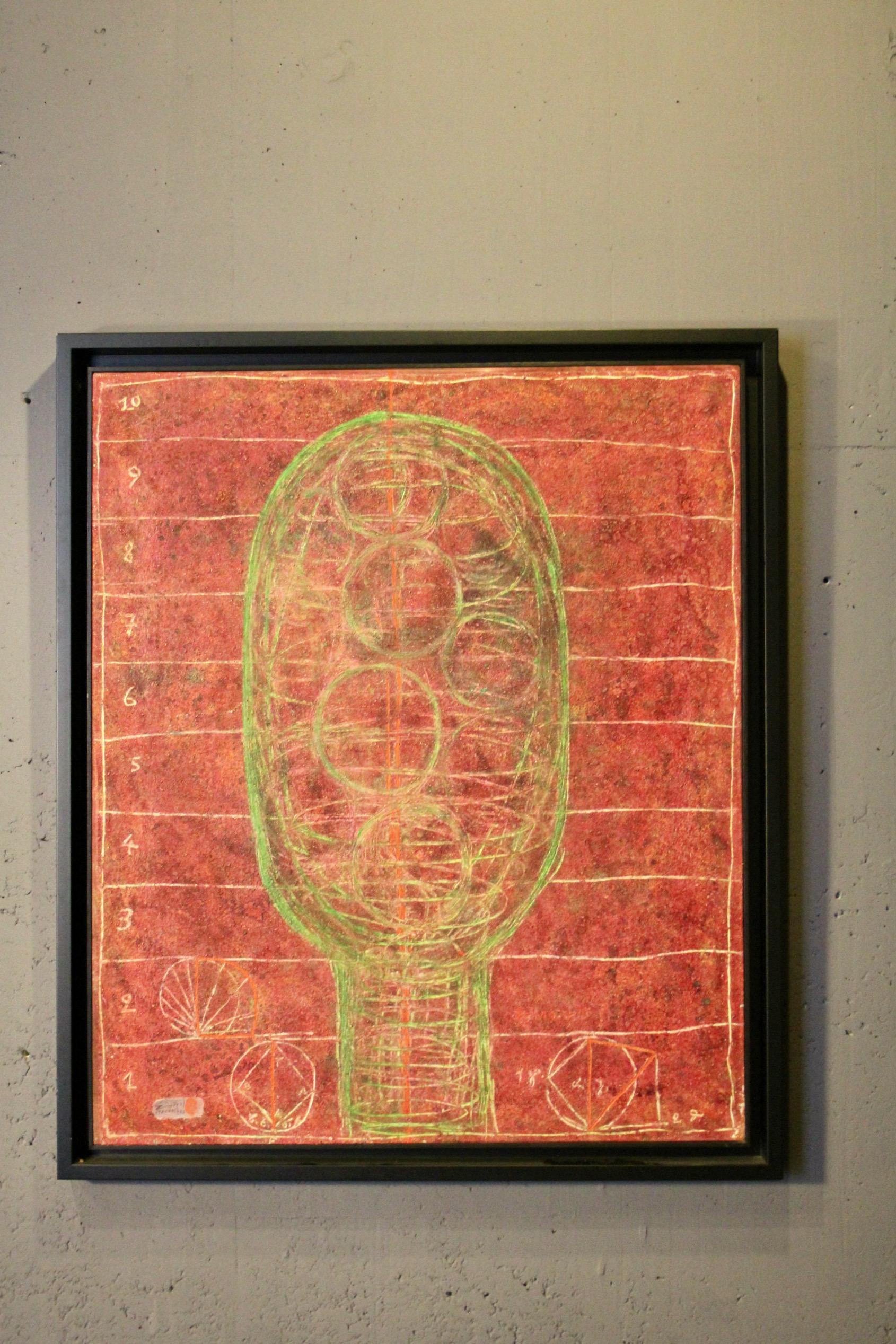 Decorative oil on canvas signed and dated 78 