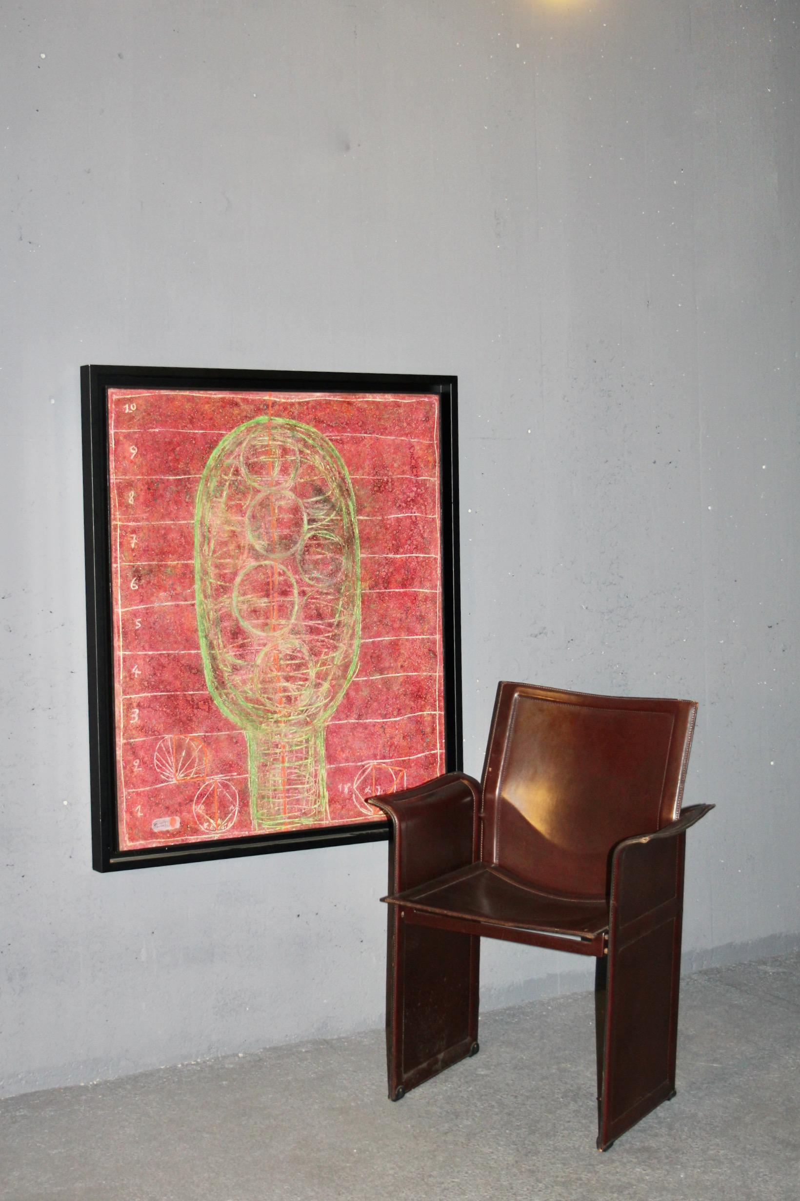 Late 20th Century Decorative oil on canvas For Sale