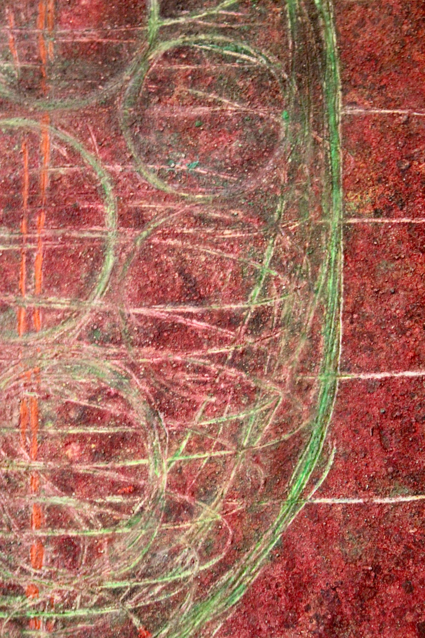 Canvas Decorative oil on canvas For Sale
