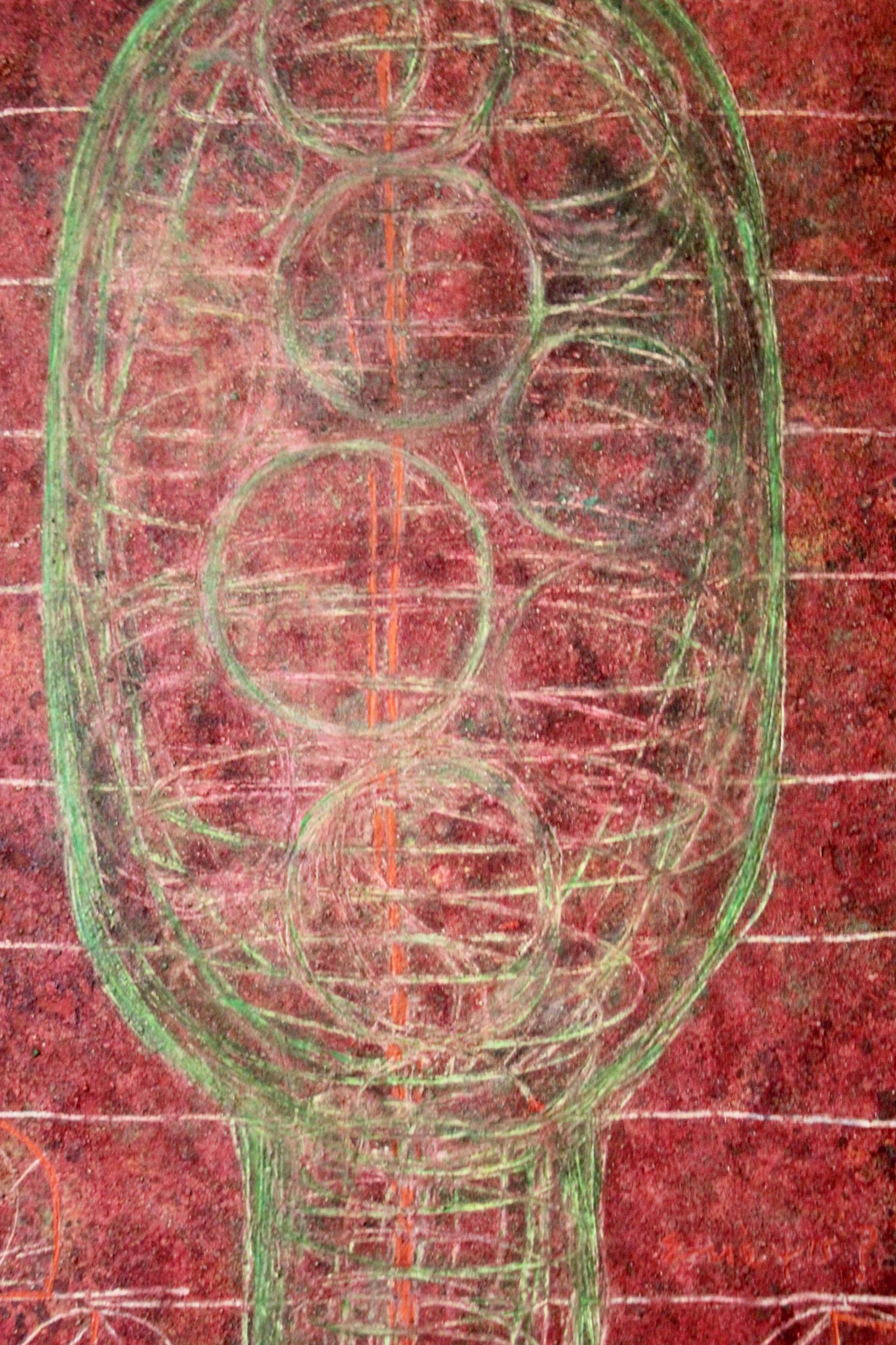 Decorative oil on canvas For Sale 3
