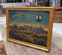 Decorative Oil on Canvas Painting of the City of Marbella
