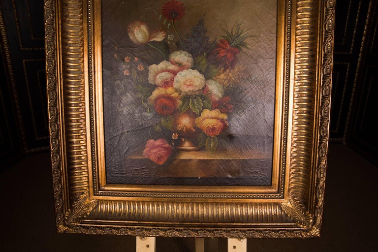 Decorative Oil Painting According to the 19th Century Style For Sale at 1stDibs