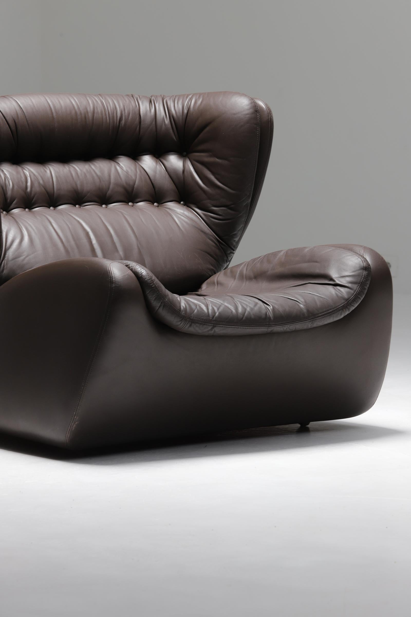 Belge Sofa décoratif Pasha, fabriqué dans les années 1970 par Durlet en vente