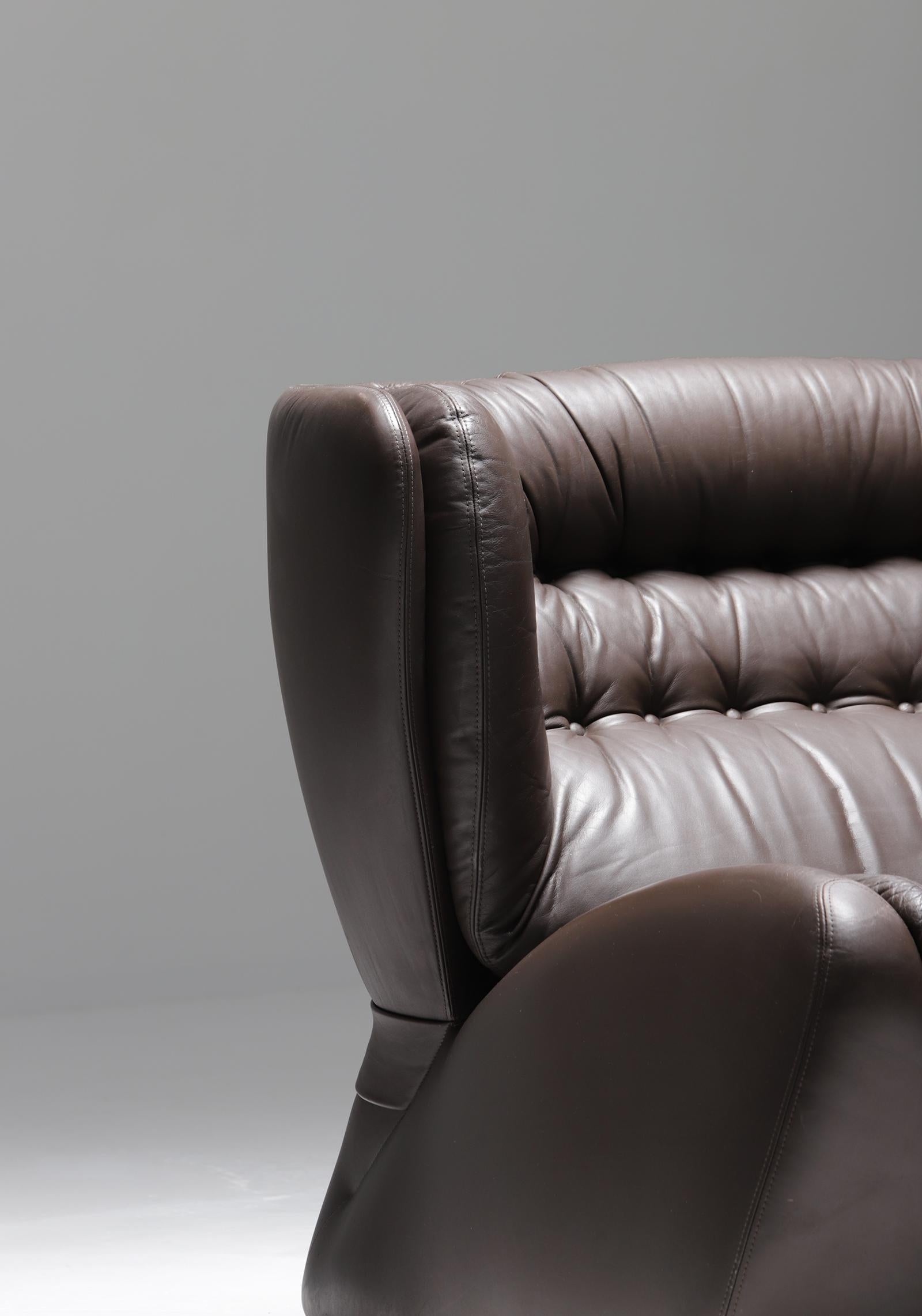Sofa décoratif Pasha, fabriqué dans les années 1970 par Durlet en vente 1