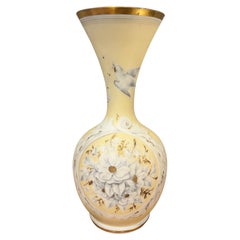 Decorative opaline vase from the late 19th century