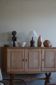 Decorative Organic Ceramic Table Lamp, Danish Midcentury, 1960s