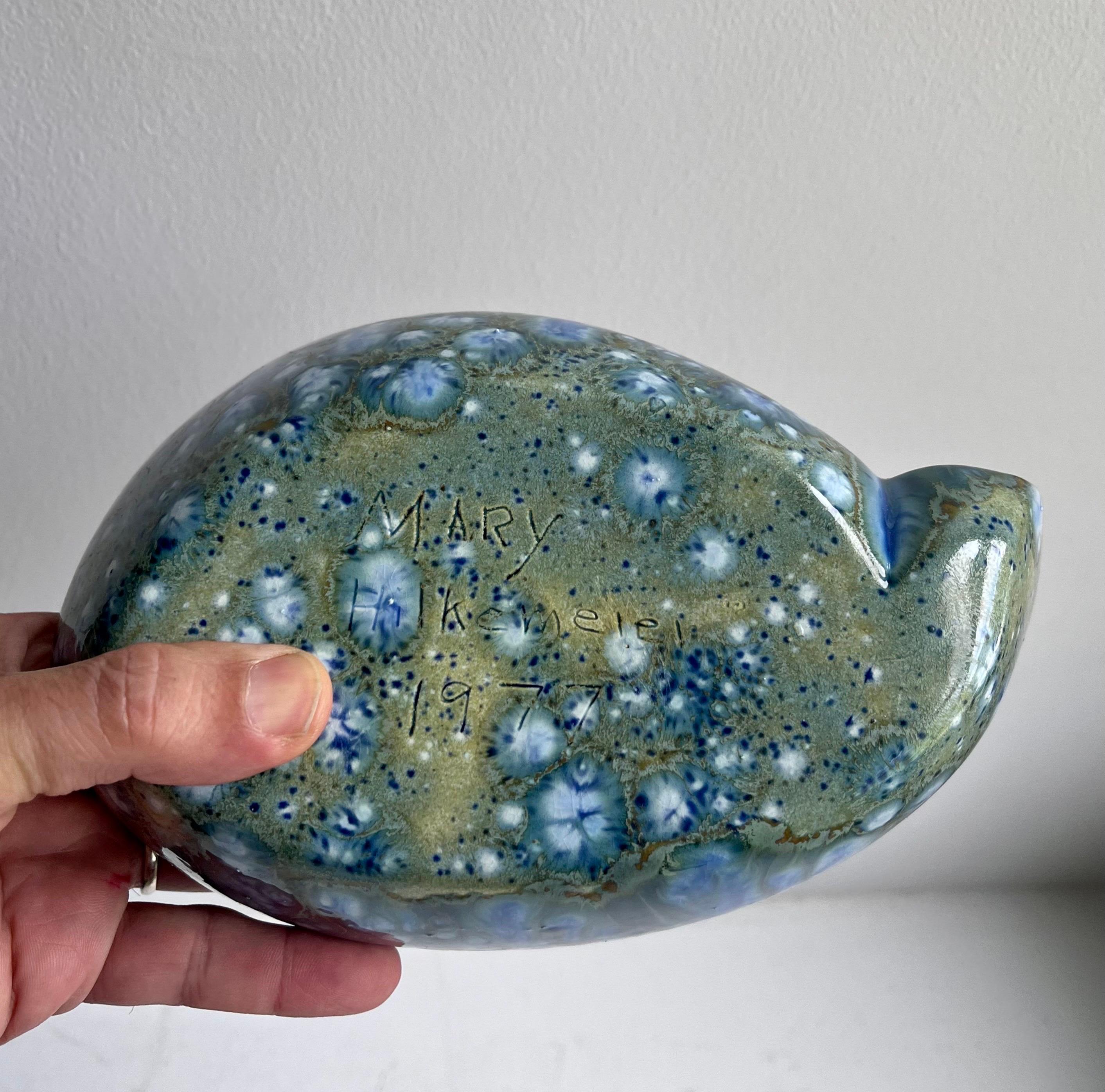 Dekorative Bio-Deckelschale von Mary Hilkemeier, 1977 im Angebot 3