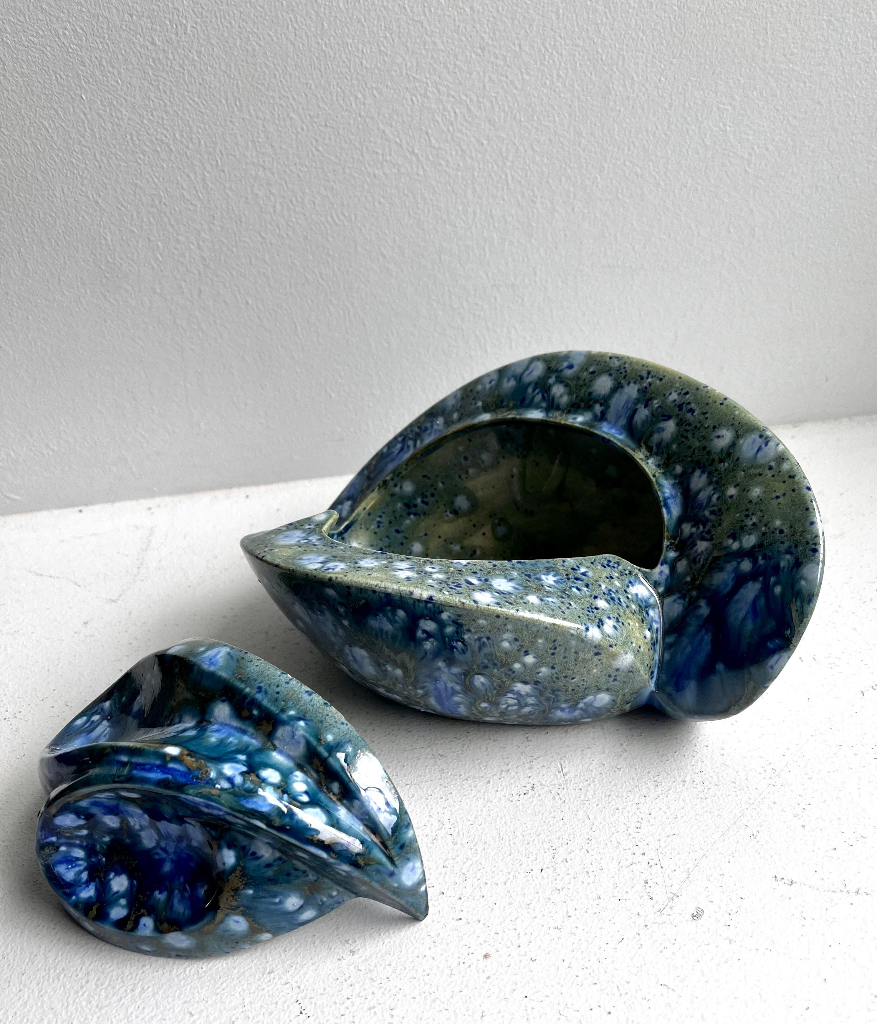 Dekorative Bio-Deckelschale von Mary Hilkemeier, 1977 im Angebot 10