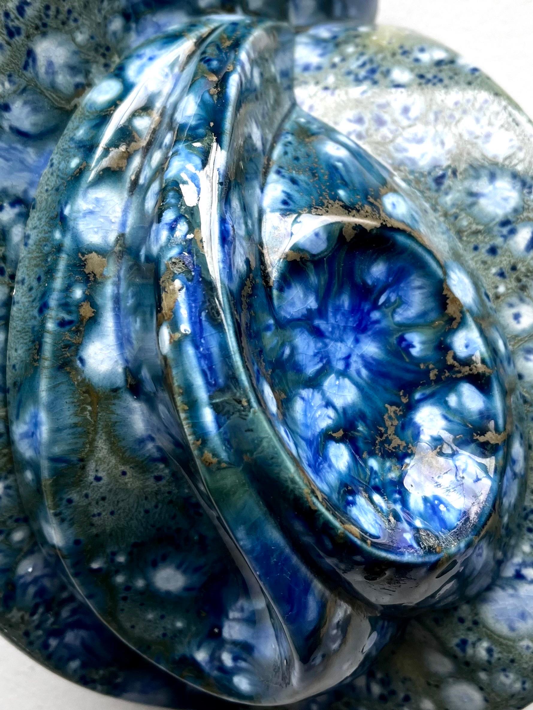 Dekorative Bio-Deckelschale von Mary Hilkemeier, 1977 im Angebot 2