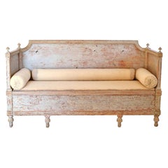 Decorative Original Color Gustavian Sofa