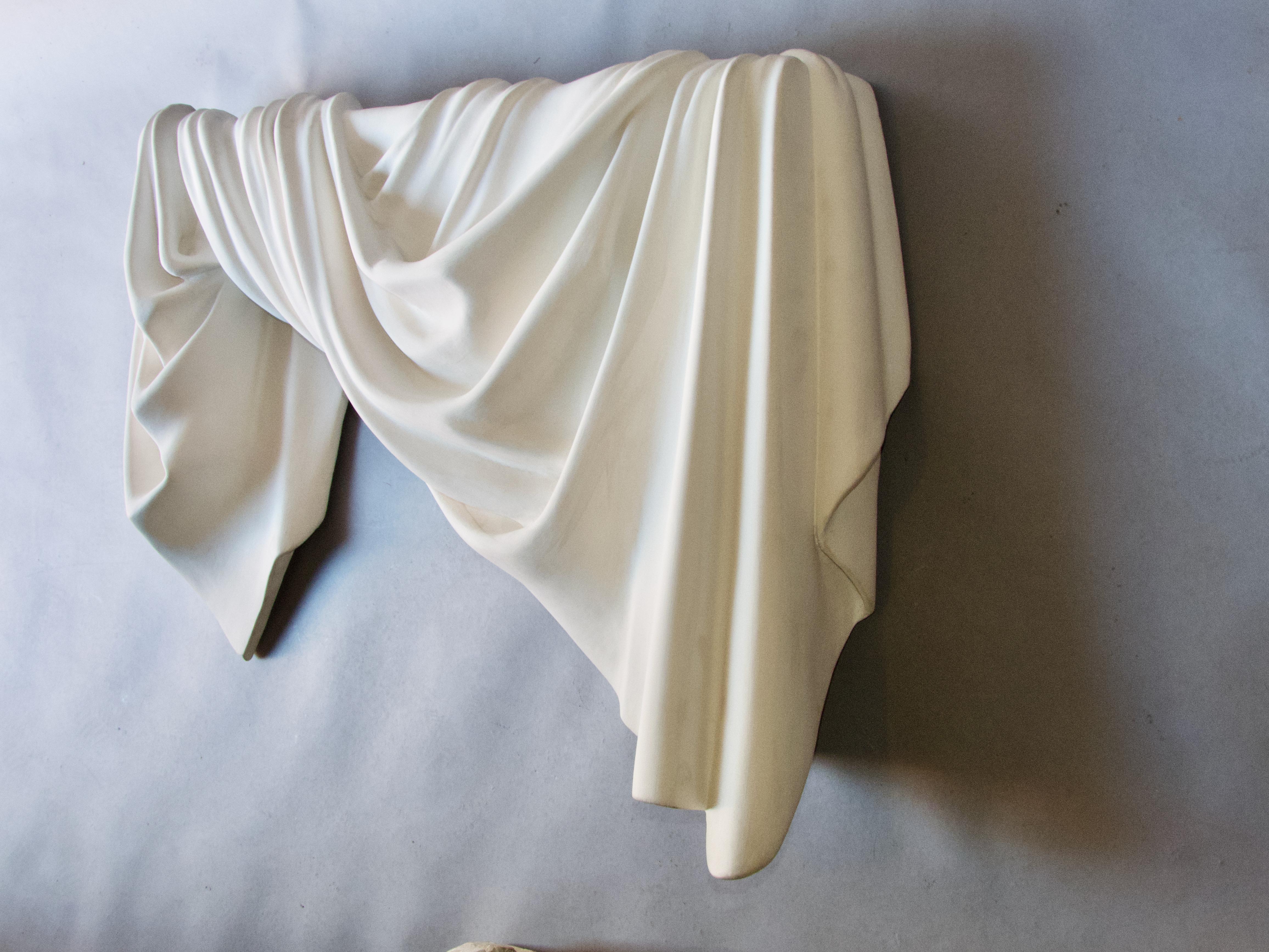 Decorative pair of plaster wall sculpture For Sale 4