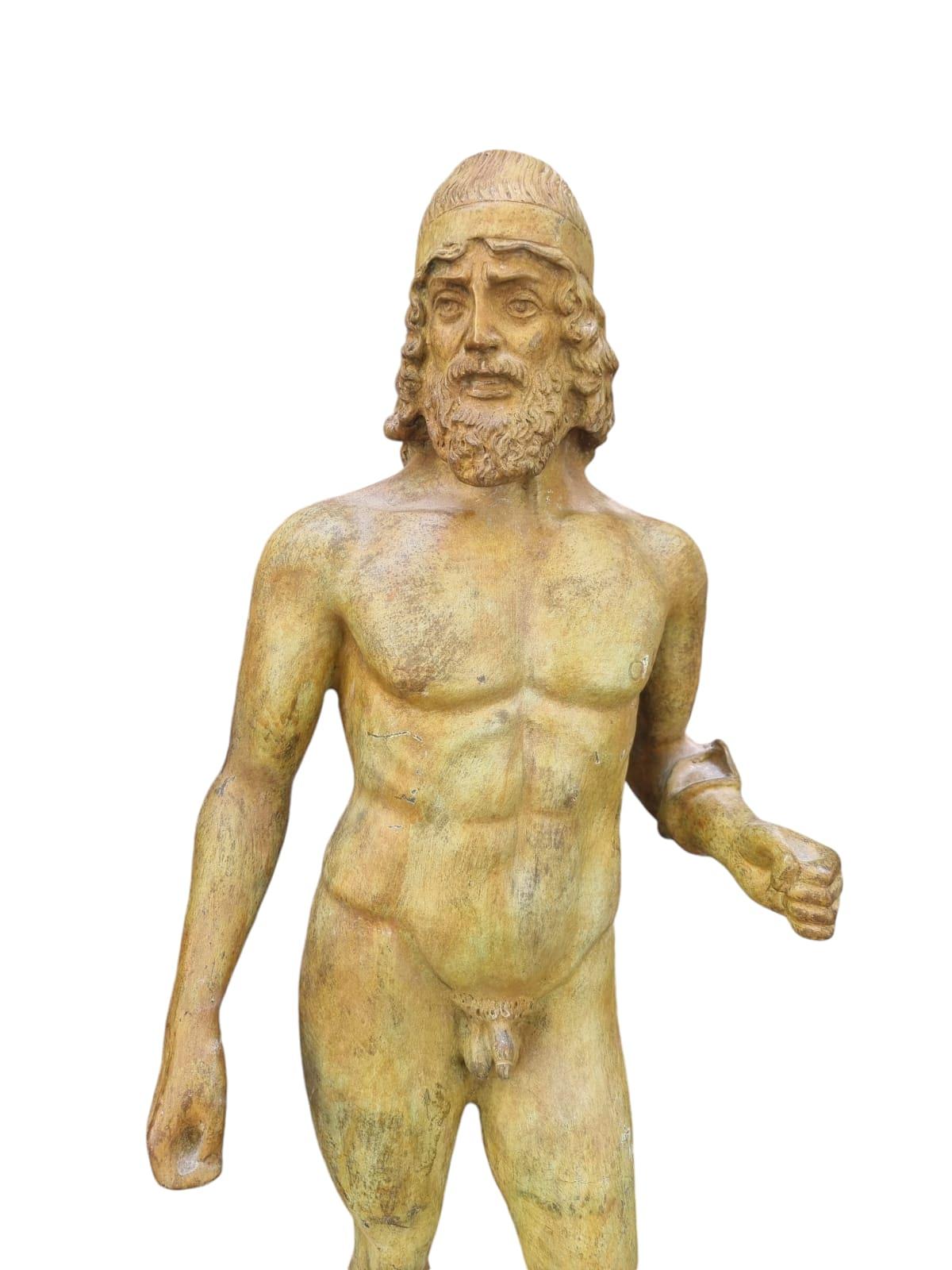 20th Century Decorative Pair of Riace Warriors in Bronze