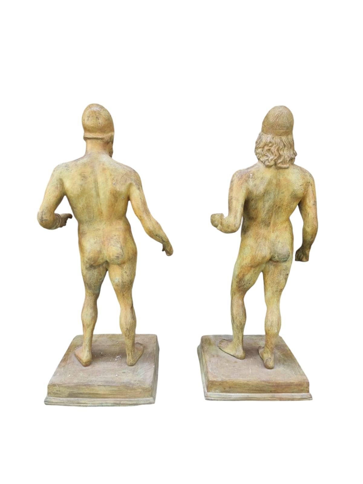 Decorative Pair of Riace Warriors in Bronze 2