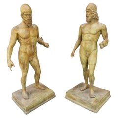 Decorative Pair of Riace Warriors in Bronze