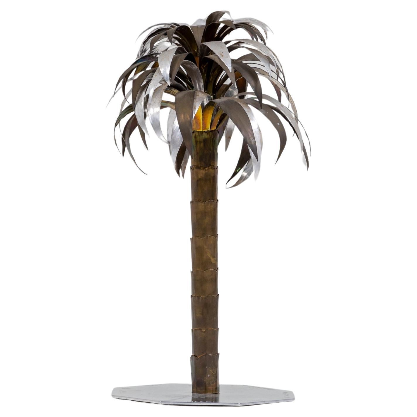 Escultura decorativa de palmera