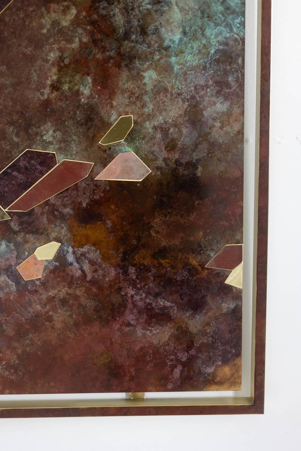 Dekorative Tafel mit dem Titel Fragmente - IX. Kunsthandwerkliche Arbeit. (20. Jahrhundert) im Angebot