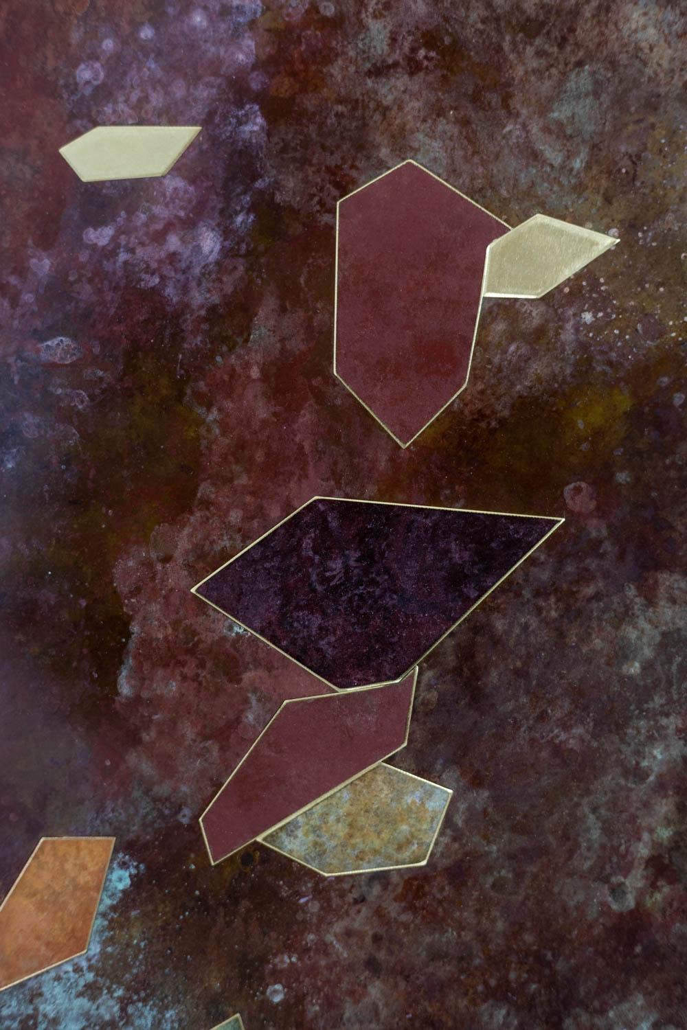 Dekorative Tafel mit dem Titel Fragmente - IX. Kunsthandwerkliche Arbeit. im Angebot 2
