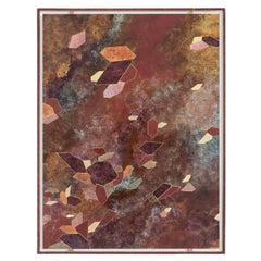 Decorative panel entitled “Fragmentations – IX”. Artisan work.