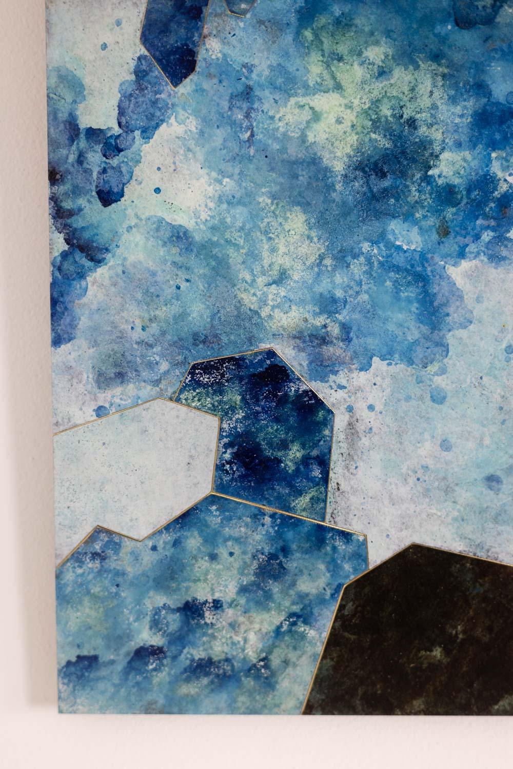 Dekorative Tafel mit dem Titel Fragmente - VII. Kunsthandwerkliche Arbeit. (20. Jahrhundert) im Angebot