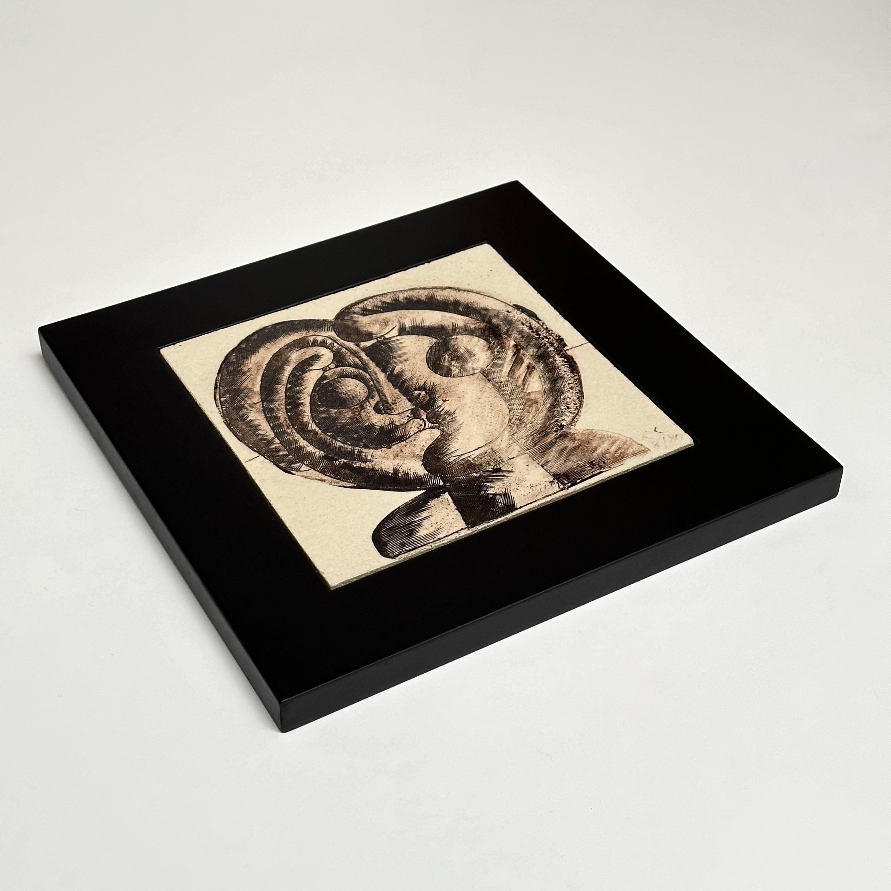 Pannello decorativo, Roger Capron, Vallauris 1980 in vendita 4