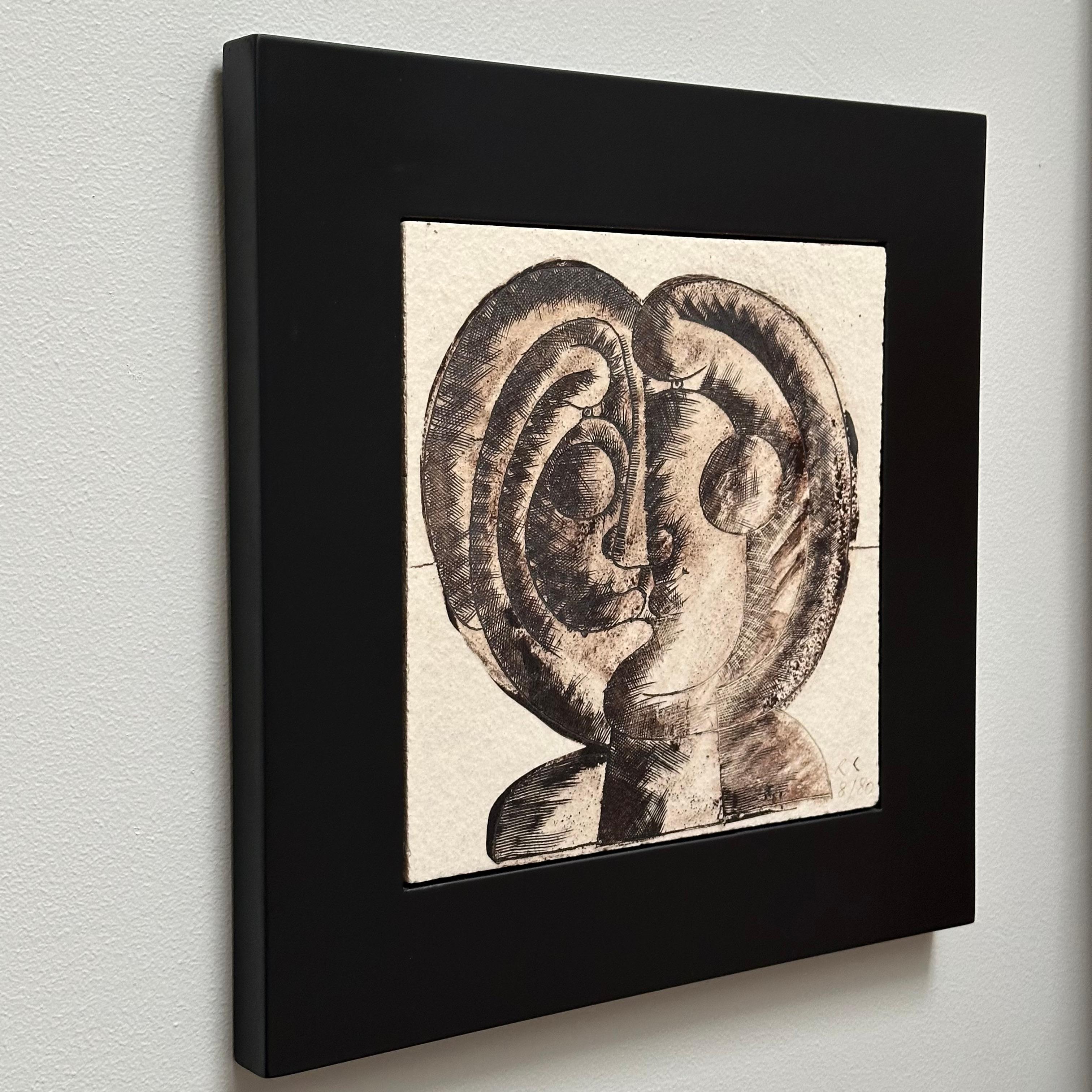 Fine XX secolo Pannello decorativo, Roger Capron, Vallauris 1980 in vendita