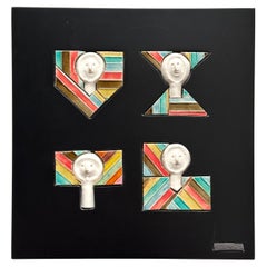 Pannello decorativo, Roger Capron, Vallauris 1994