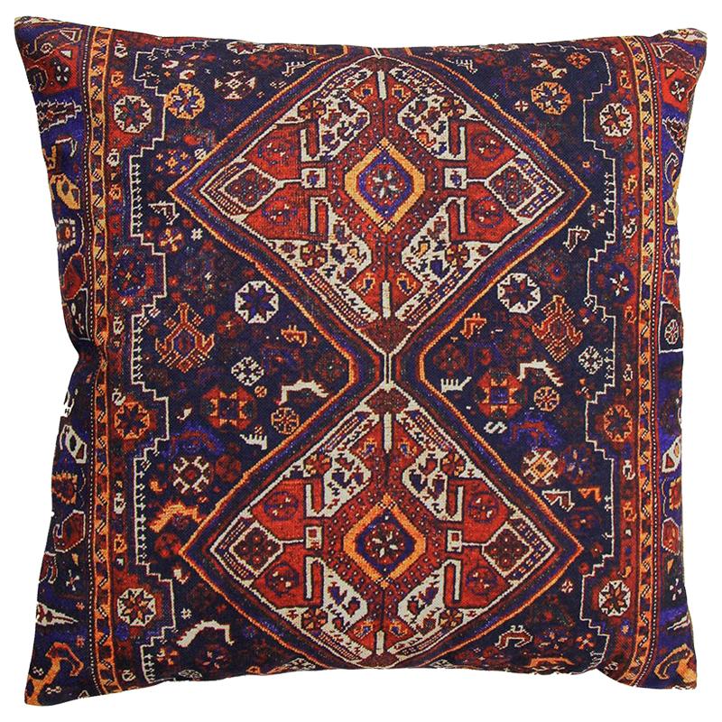 Decorative Persian Accent Pillow with Down Filling For Sale