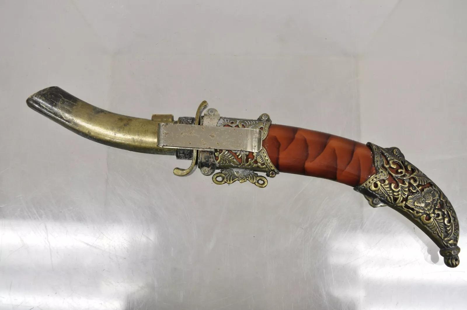 Decorative Persian Arab Decorative Metal Dagger Knife in Sheath 5