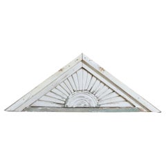 Antique Sunburst House Pediment