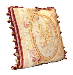 Decorative Pillows, Vintage French Style Aubusson Style Pillow Cushion Cover