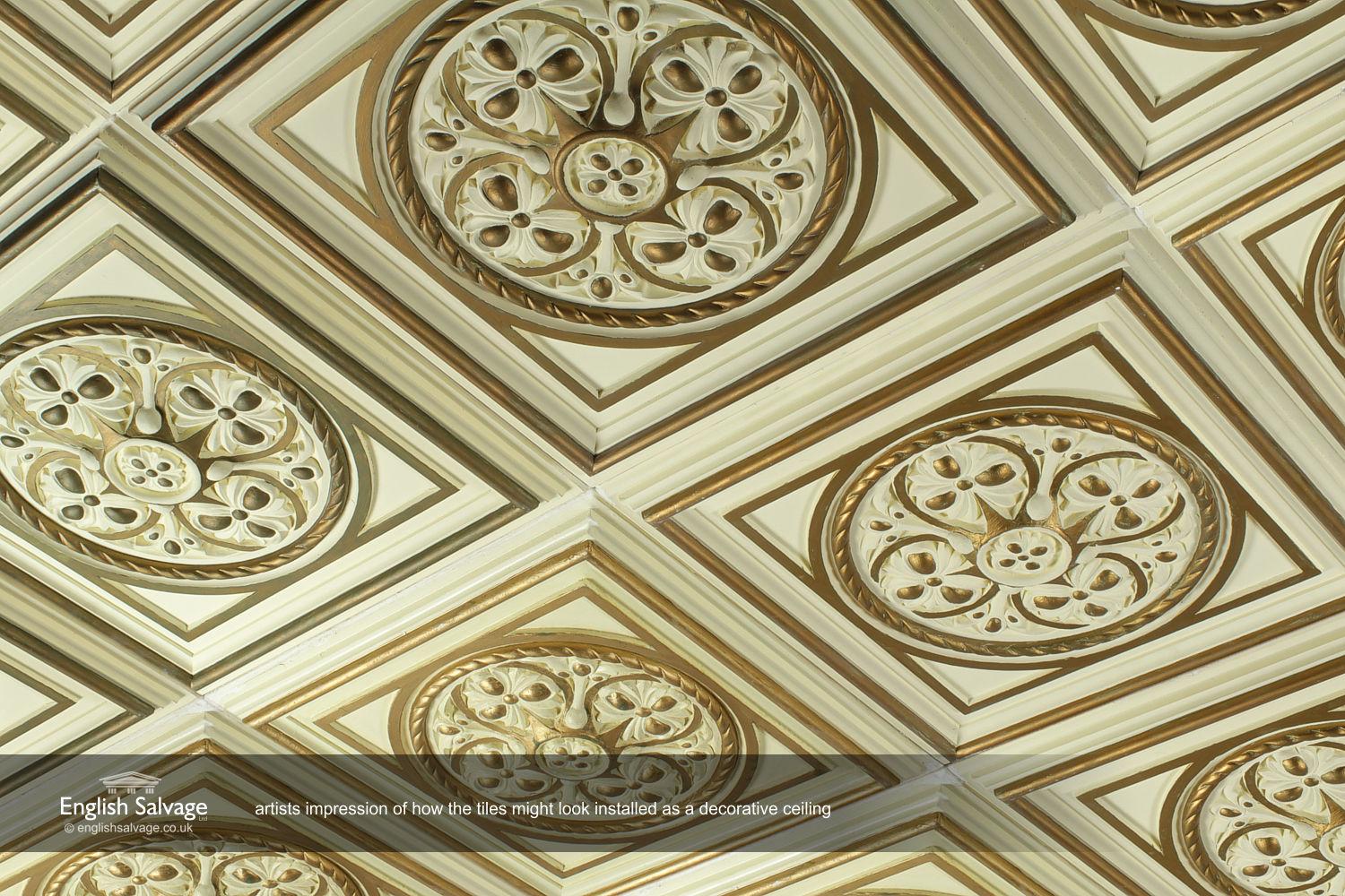 plaster ceiling tiles