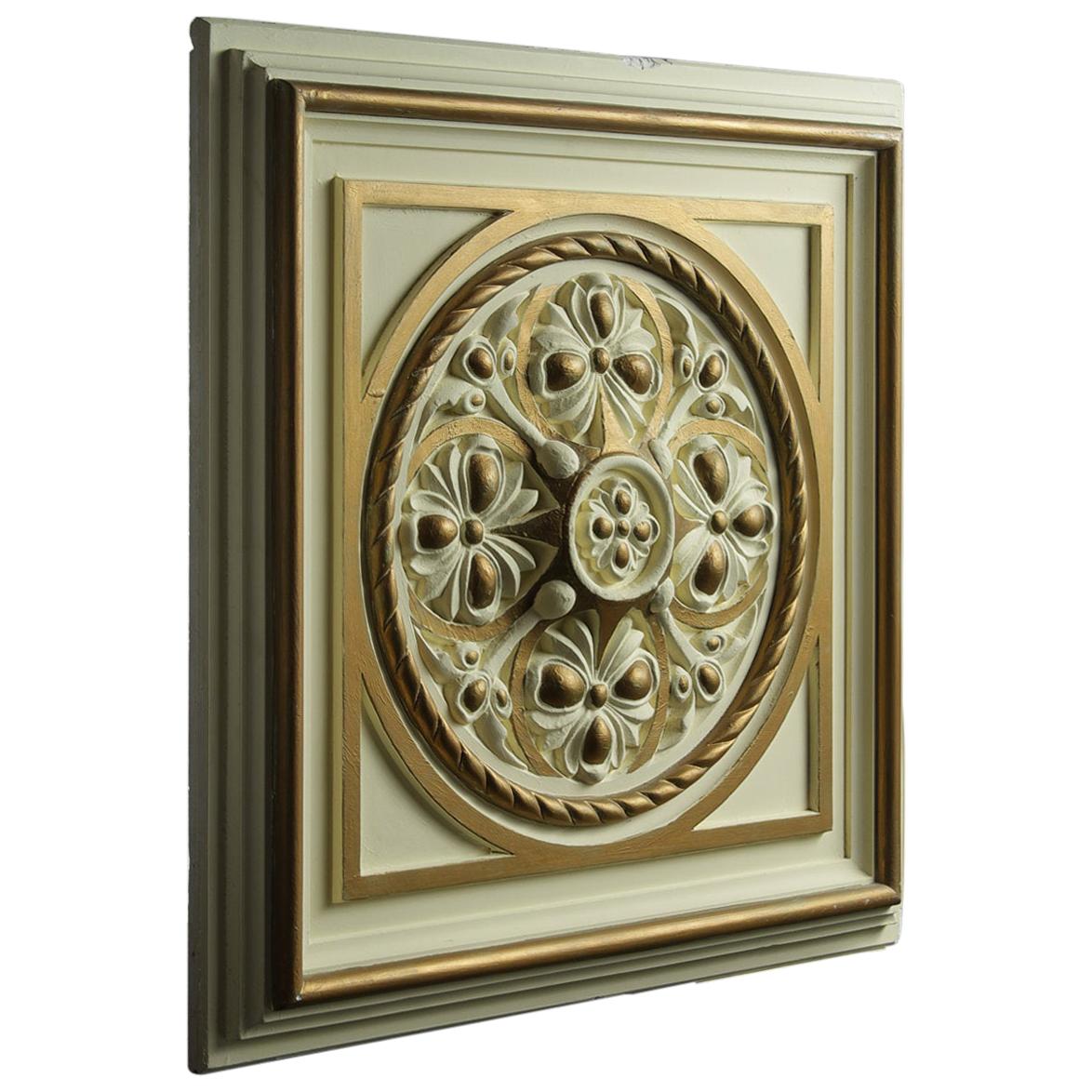 Decorative Plaster Ceiling Panels / Tiles, 20th Century For Sale